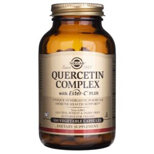Solgar Complejo de quercetina con Ester-C Plus - 100 cápsulas vegetales