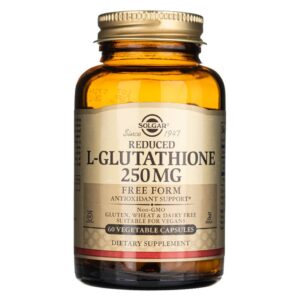 Solgar L-Glutatión reducido 250mg - 60 cápsulas vegetales