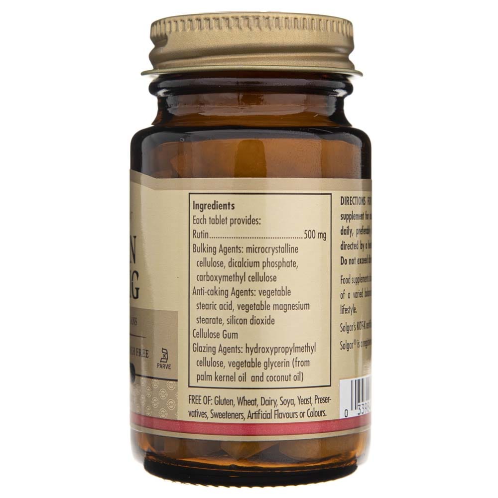 Solgar Rutina 500 mg - 50 Tabletas - Imagen 2