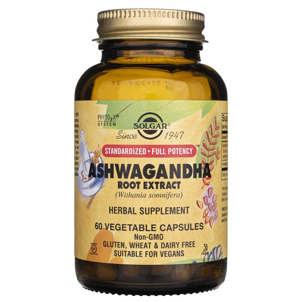 Solgar SFP Extracto de Raíz de Ashwagandha - 60 Cápsulas Vegetales