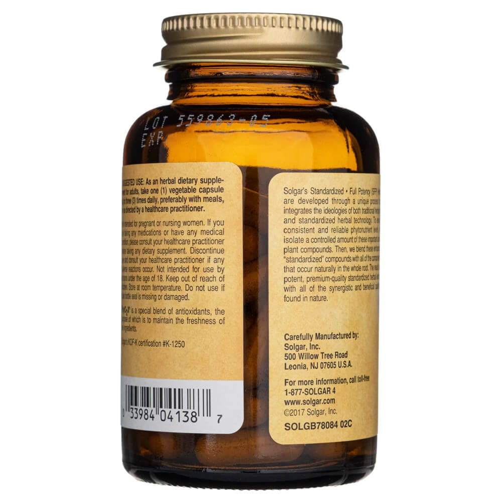Solgar SFP Extracto de Raíz de Ginseng Coreano - 60 Cápsulas Vegetales - Imagen 5