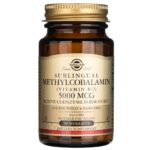 Solgar Metilcobalamina sublingual (Vitamina B12) 5000 mcg - 30 Tabletas