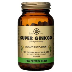 Solgar Super Ginkgo - 120 Cápsulas Vegetales