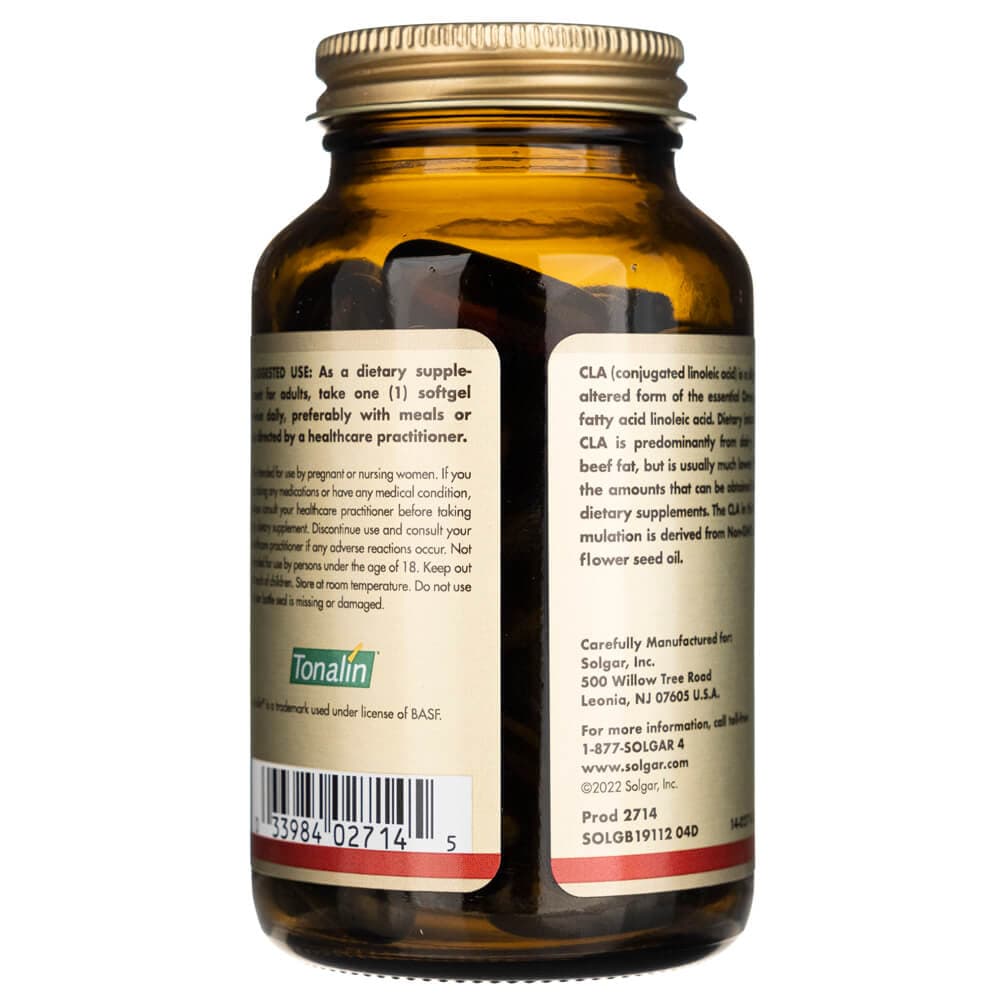 Solgar TONALIN ® CLA 1300 mg - 60 Cápsulas blandas - Imagen 3