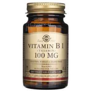 Solgar Vitamina B1 100 mg - 100 Cápsulas Vegetales