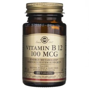 Solgar Vitamina B12 100 mcg - 100 Tabletas