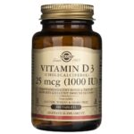 Solgar Vitamina D3 25 mcg (1000 UI) - 180 Tabletas
