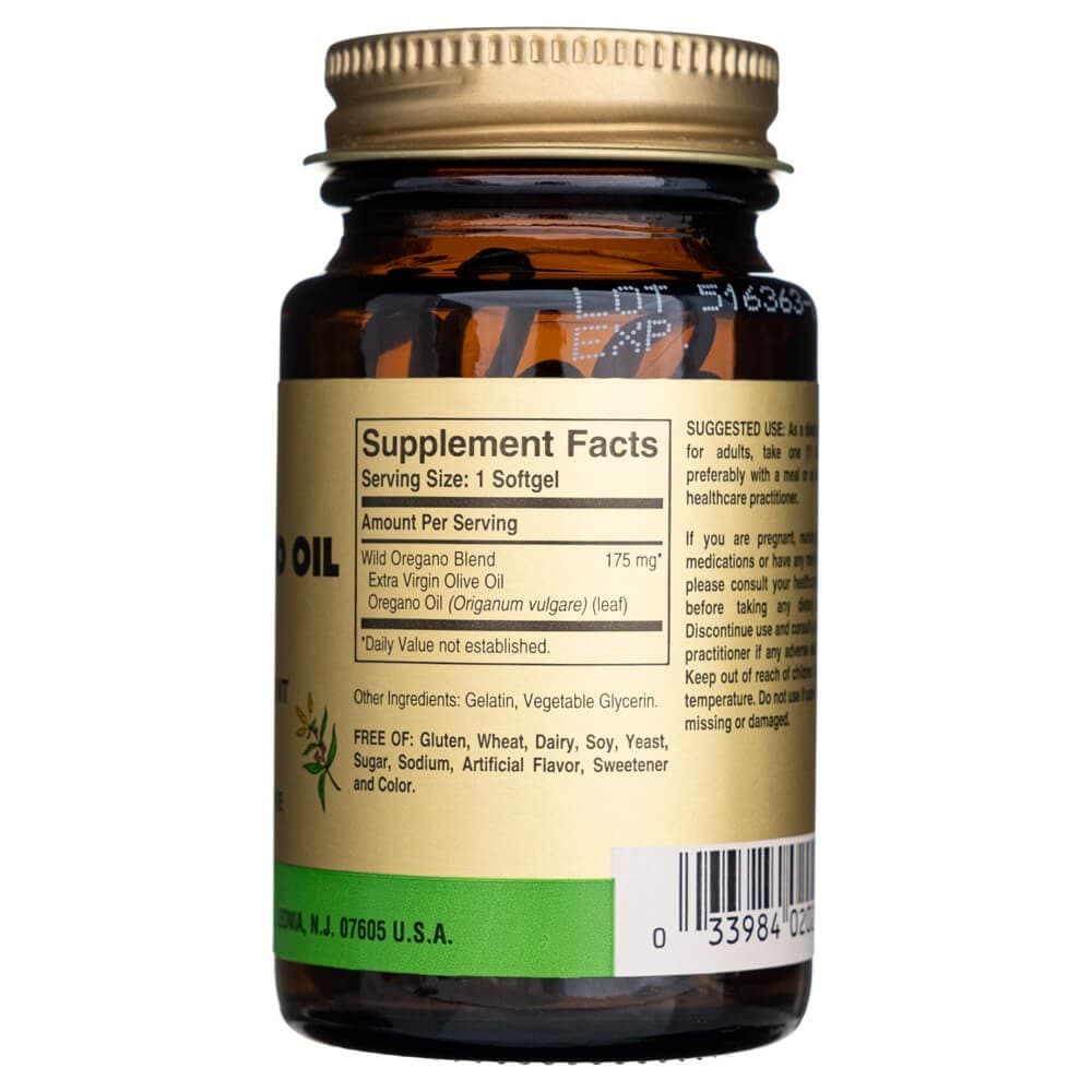 Solgar Aceite de Orégano Silvestre - 60 Cápsulas blandas - Imagen 2