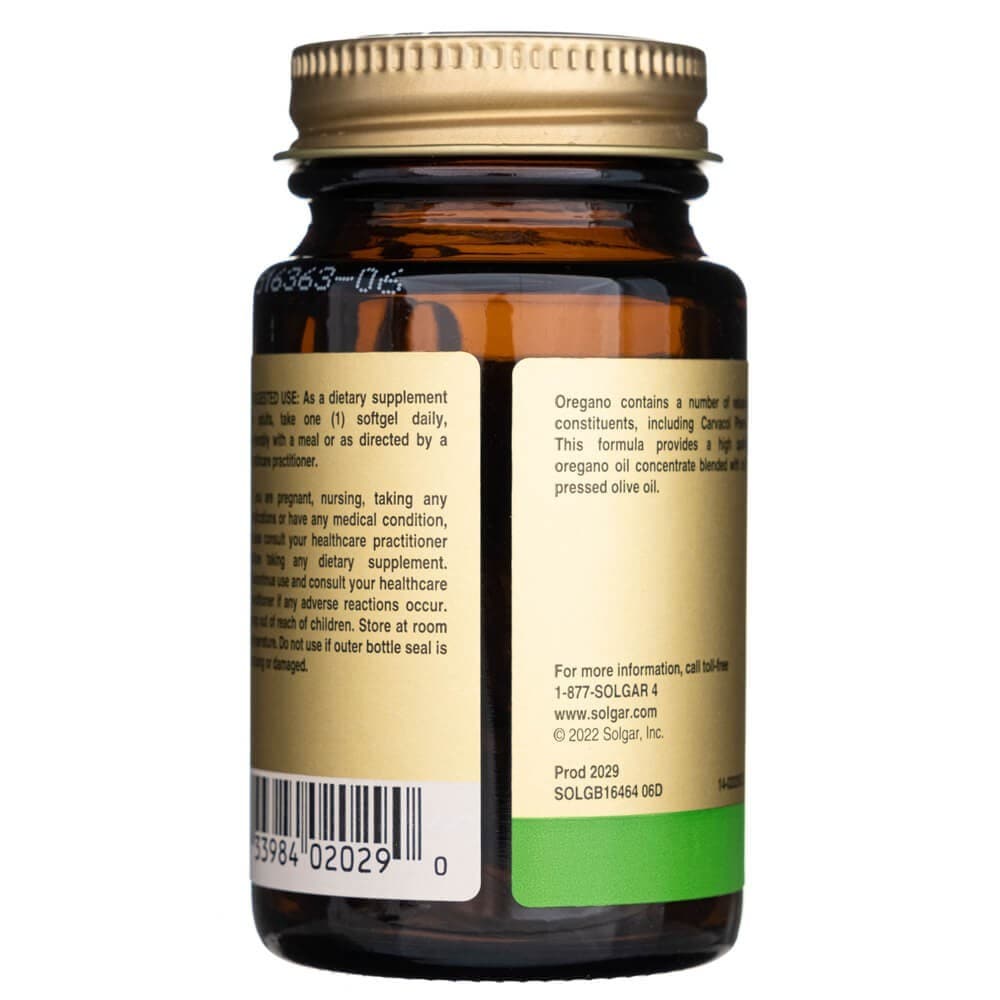 Solgar Aceite de Orégano Silvestre - 60 Cápsulas blandas - Imagen 5