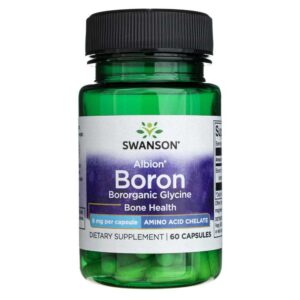 Swanson Albion Boro Glicina Bororgánica 6 mg - 60 Cápsulas