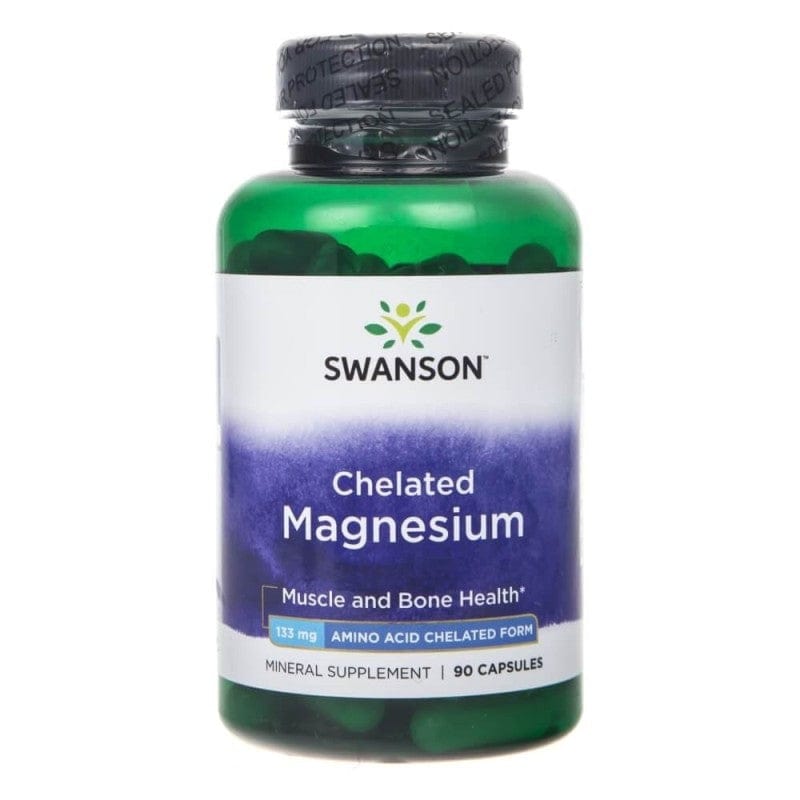 Swanson Albion Magnesio Quelado 133 mg - 90 Cápsulas