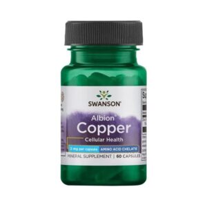 Swanson Albion Cobre 2 mg - 60 Cápsulas