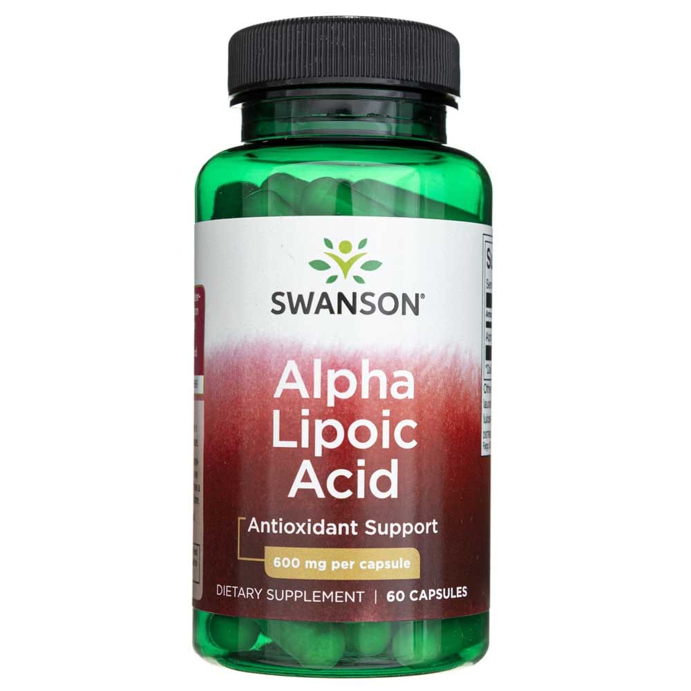 Swanson Ácido Alfa Lipoico 600 mg - 60 Cápsulas