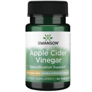 Swanson Vinagre de sidra de manzana doblemente concentrado - 30 comprimidos