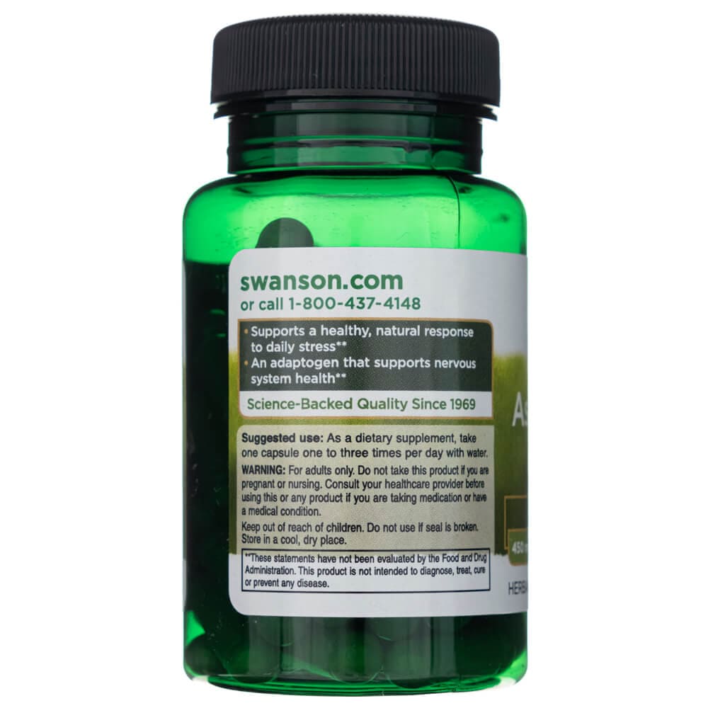 Swanson Extracto de Ashwagandha 450 mg - 60 Cápsulas - Imagen 4
