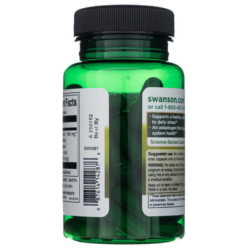 Swanson Extracto de Ashwagandha 450 mg - 60 Cápsulas - Imagen 3