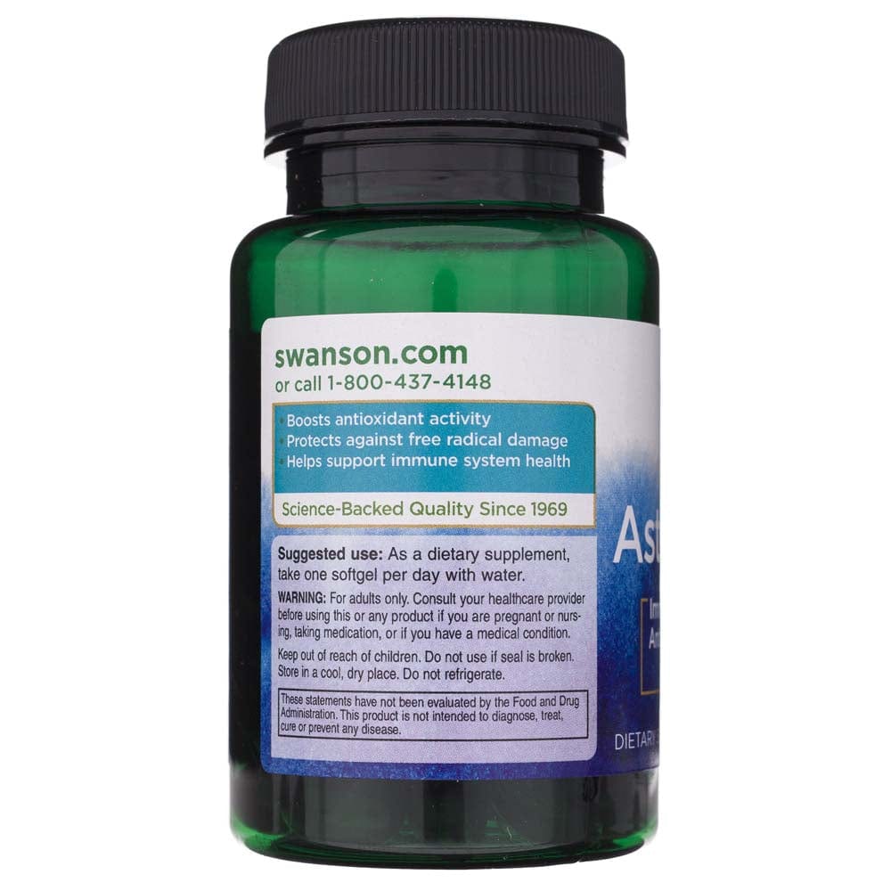 Swanson Astaxantina 4 mg - 60 Cápsulas blandas - Imagen 3