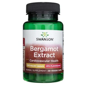 Swanson Extracto de Bergamota 500 mg - 30 Cápsulas Vegetales