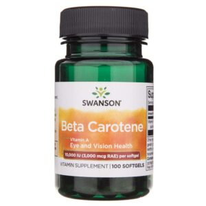 Swanson Betacaroteno 10000 UI - 100 cápsulas blandas