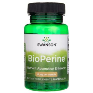 Swanson BioPerine 10 mg - 60 Cápsulas