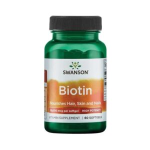 Swanson Biotina 10000 mcg - 60 Cápsulas
