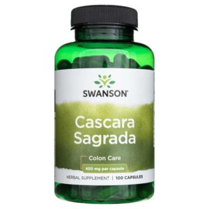 Swanson Cáscara Sagrada 450 mg - 100 Cápsulas