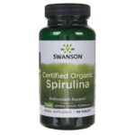 Swanson Espirulina Orgánica Certificada 500 mg - 180 Tabletas