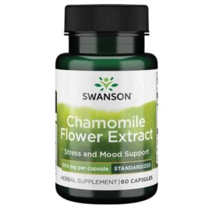 Swanson Extracto de Flor de Manzanilla - 60 Cápsulas