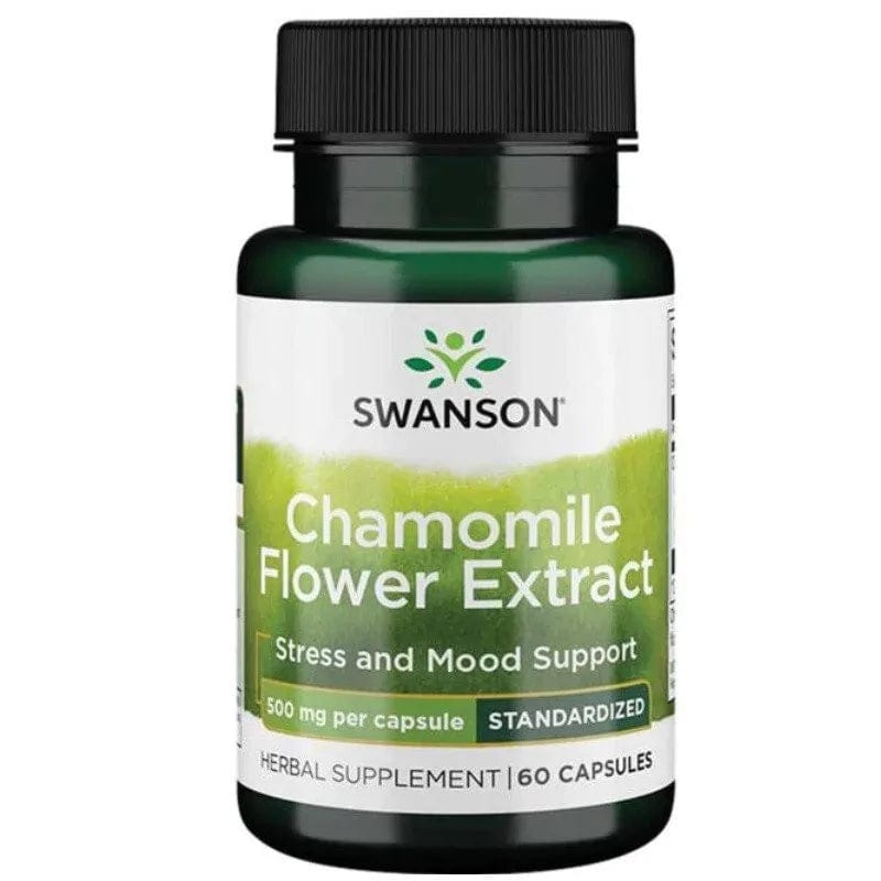 Swanson Extracto de Flor de Manzanilla - 60 Cápsulas
