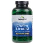 Swanson Colina e Inositol - 250 Cápsulas
