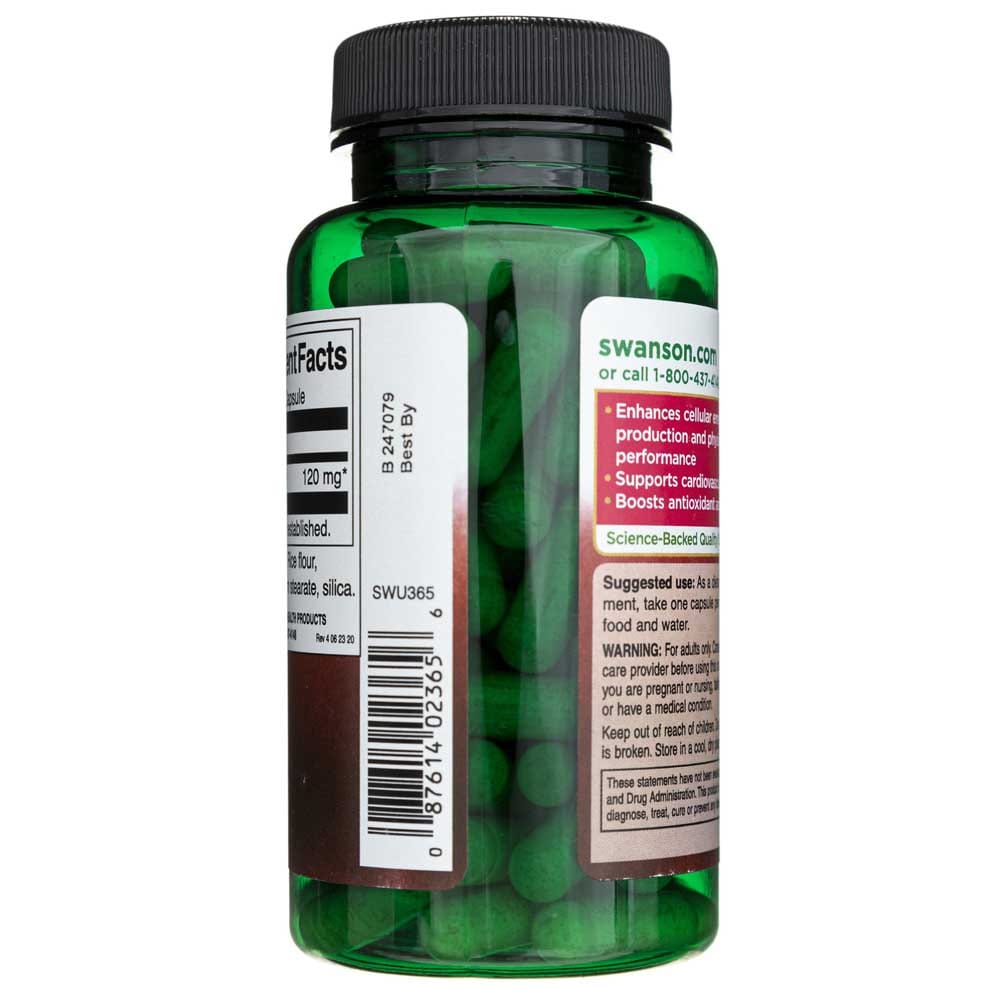 Swanson CoQ10 120 mg - 100 Cápsulas - Imagen 5