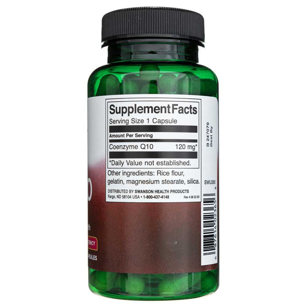 Swanson CoQ10 120 mg - 100 Cápsulas - Imagen 3