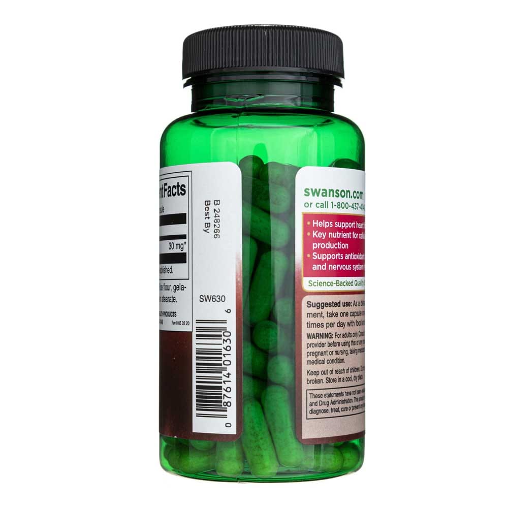 Swanson CoQ10 30 mg - 120 cápsulas blandas - Imagen 3