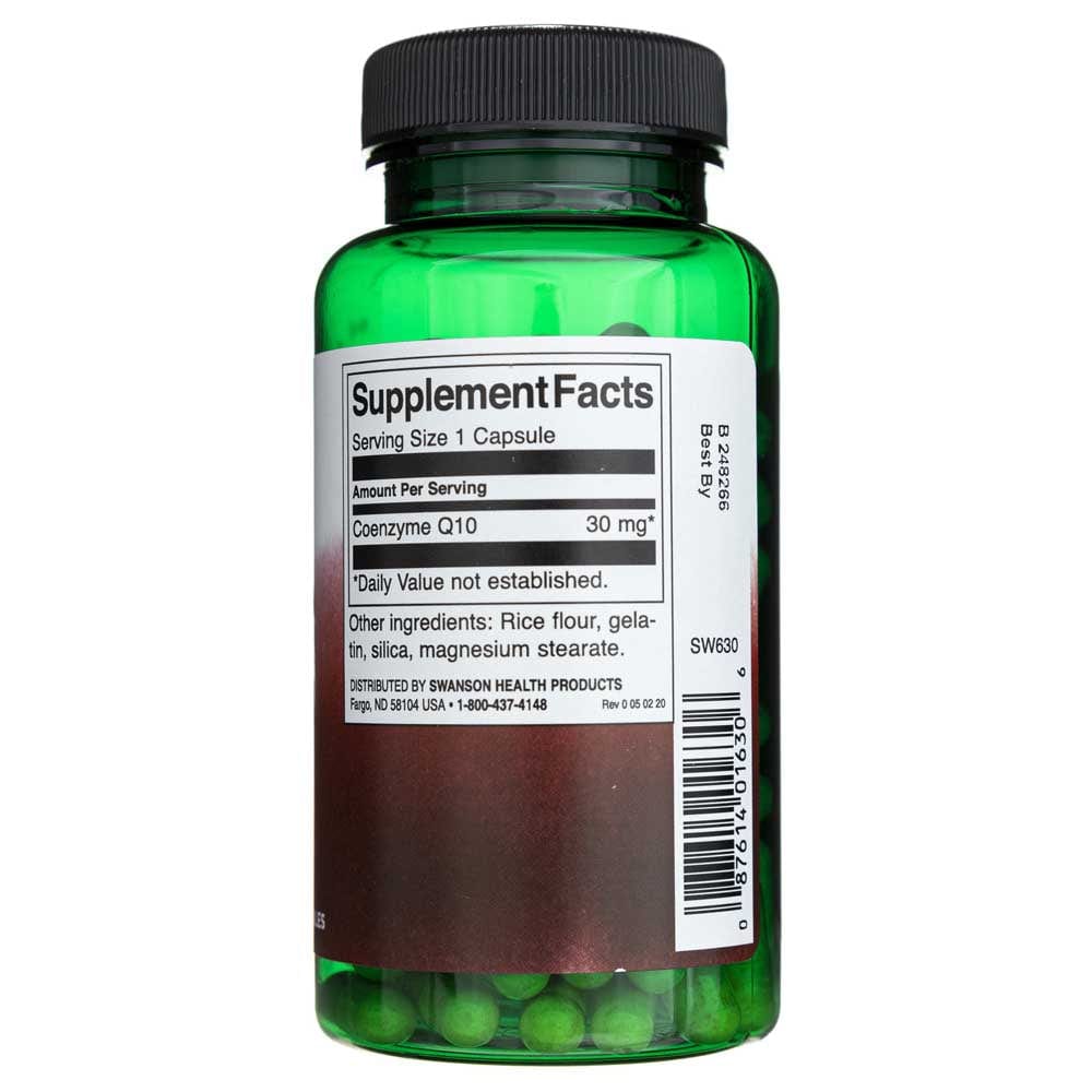 Swanson CoQ10 30 mg - 120 cápsulas blandas - Imagen 2