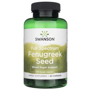 Swanson Semilla de Alholva 610 mg - 90 Cápsulas