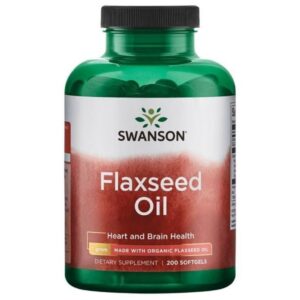 Swanson Aceite de linaza 1000 mg - 200 cápsulas