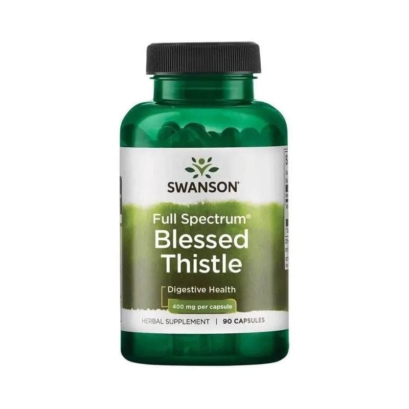 Swanson Cardo Bendito Espectro Completo 400 mg - 90 Cápsulas