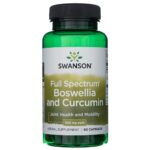 Swanson Espectro Completo Boswellia y Curcumina - 60 Cápsulas