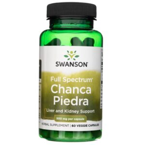 Swanson Full Spectrum Chanca Piedra 500 mg - 60 Cápsulas Vegetales