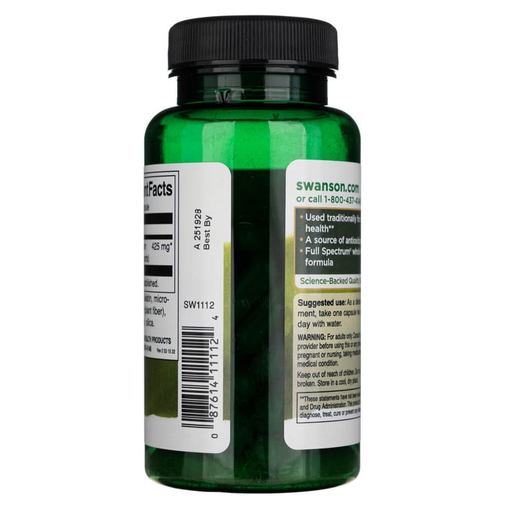 Swanson Cilantro Espectro Completo 425 mg - 60 Cápsulas - Imagen 3
