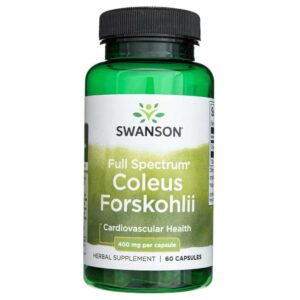 Swanson Full Spectrum Coleus Forskohlii 400 mg - 60 Cápsulas