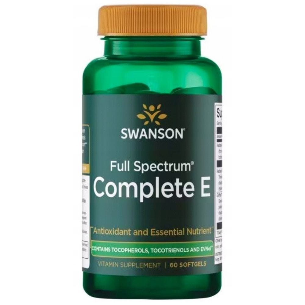 Swanson E completo de espectro completo con tocotrienoles - 60 cápsulas
