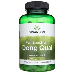 Swanson Dong Quai Espectro Completo 530 mg - 100 Cápsulas