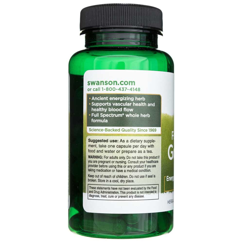 Swanson Gotu Kola Espectro Completo 435 mg - 60 Cápsulas - Imagen 3