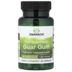 Swanson Goma de guar de espectro completo 400 mg - 60 cápsulas