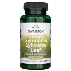 Swanson Full Spectrum Gymnema Sylvestre Hoja 400 mg - 100 Cápsulas