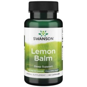 Swanson Bálsamo de limón de espectro completo - 60 cápsulas