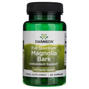 Swanson Full Spectrum Corteza de Magnolia 400mg - 60 Cápsulas