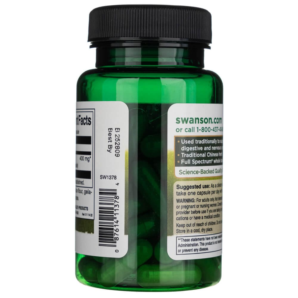 Swanson Full Spectrum Corteza de Magnolia 400mg - 60 Cápsulas - Imagen 3