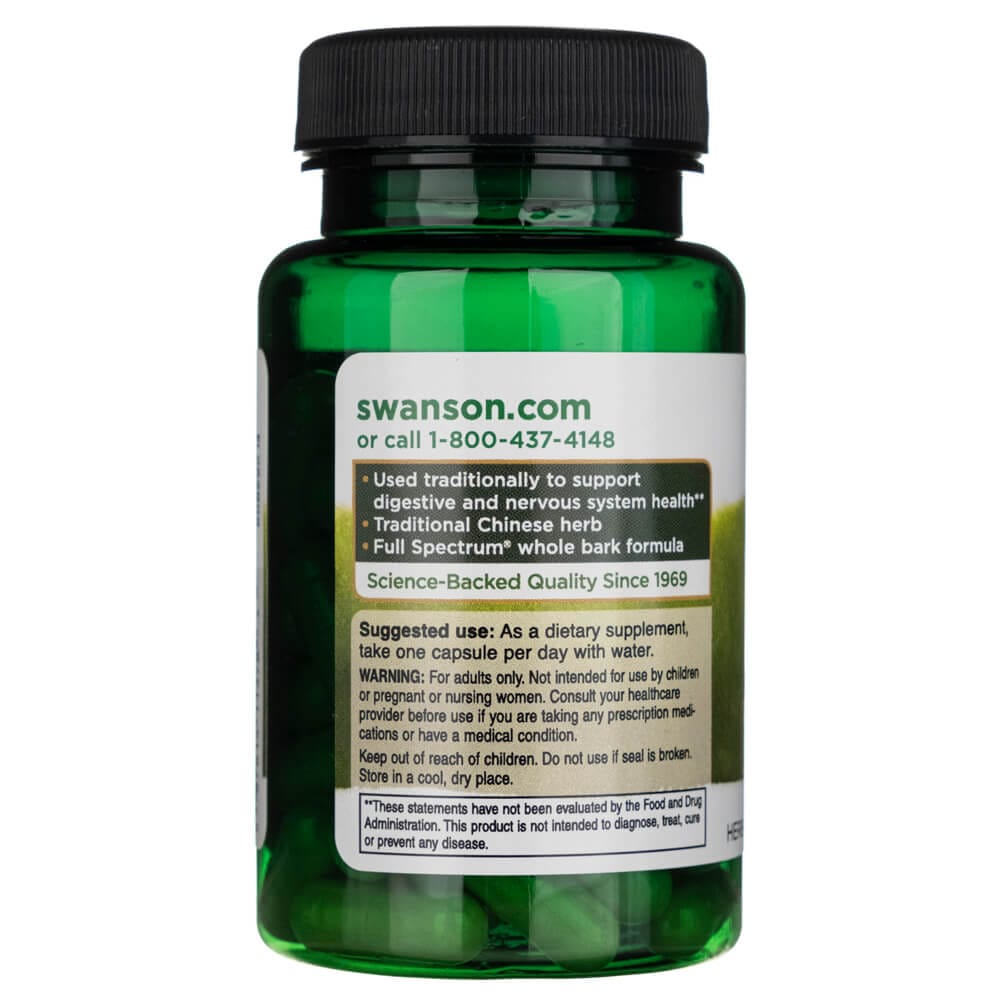 Swanson Full Spectrum Corteza de Magnolia 400mg - 60 Cápsulas - Imagen 4